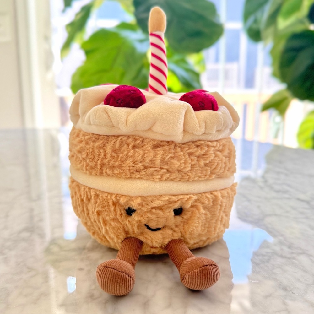 Jellycat Amuseables Birthday Cake NWT Authentic